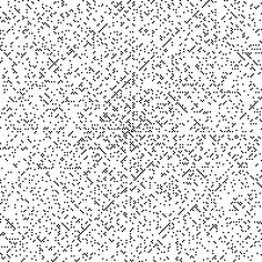 a black and white pattern with small dots