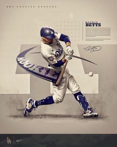 a baseball player swinging a bat at a ball