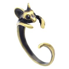 PRICES MAY VARY. Title: Newmind Fashion Rat Shaped Open- Adjustable Wear Accessories Rings Creative Gift - Bronze. Product Type: Departments > Women > Jewelry > Rings Rat Ring, Mouse Ring, Animal Rings Jewelry, Save The Sea Turtles, Sea Life Jewelry, Turtle Jewelry, Mens Rings, Womens Rings Fashion, Retro Ring