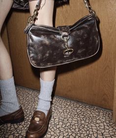 Feeling Silly, Loafers Outfit, Clothing Aesthetic, Sydney Sweeney, Tree Farm, Bags Aesthetic, City Girl, Cute Bags, Michael Kors Monogram