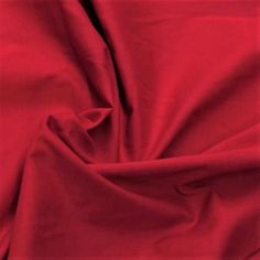 the red fabric is very soft and smooth