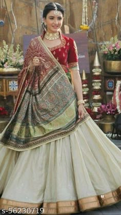 Lehenga Saree Design, Indian Outfits Lehenga, Indian Bride Outfits, Designer Kurti Patterns, Half Saree Designs, Choli Designs, Indian Dresses Traditional, Red Lehenga