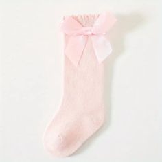 The most adorable socks with bows to match! Turn inside out to wash. Super Soft Pink Socks, Pink Ruffle Socks, Cute Frilly Socks, Socks Bow, Bow Socks, Baby Girl Socks, Inside Out, Socks, Turn Ons