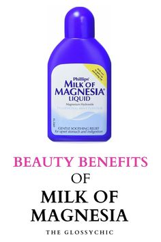 Benefits Of Milk, Milk Of Magnesia, Upset Stomach, Skincare Product, Hand Soap Bottle, The Face, Did You Know, Shampoo Bottle, Milk