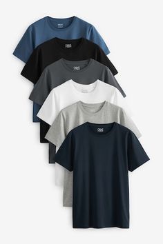 Next Official Site: Shop for Clothes, Shoes, Electricals, Homeware & More Guys Fashion Casual, Navy Blue T Shirt, Men Fashion Casual Shirts, Guys Clothing Styles, Mens Fashion Casual Outfits, Tee Shirt Homme