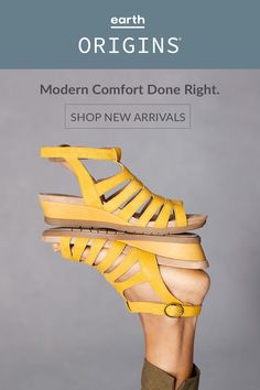 Womens Fasion, A Ray Of Sunshine, Narrow Shoes, Earth Shoes, Shoe Gallery, Ray Of Sunshine, Mama Style, Strap Sandals Women, Pinterest Ads