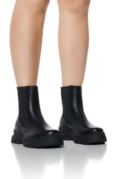 AZALEA WANG LANCIA BLACK BOOTIE – AKIRA Heel Rubber Boots, Aldos Black Boots, Botegga Puddle Boots, Swade Black Boots, Black Boots Skin Tight, Black Bottega Boots, Zalando Boots, Ts4cc Shoes, Azalea Wang