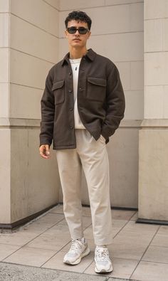 Mens Engagement Outfits Fall, College Outfits Men Winter, Modelling Moodboard, Winter College Outfits, Kai Fashion, Men Outfits Aesthetic, Winter Outfits College, Mens Smart Casual Outfits, Minimalist Fashion Men