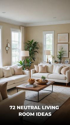 the living room is clean and ready to be used as a den or family room