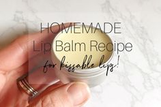 The Ultimate Lip Balm Recipe for Dry Lips - Native Soul Beauty Homemade Balm, Bathrooms Design