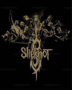 the band sliproot logo on a black background