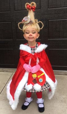 Cindy Lou Grinch, Vsco Halloween, Whoville Costumes, Snowman Costume, Funny Couple Costumes, Great Costume Ideas, Halloweenský Makeup, Halloween Parejas, Costumes Funny