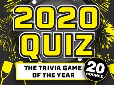 the trivia game of the year 2020 quiz