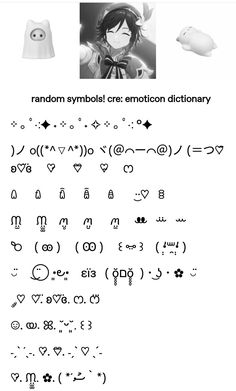 some type of symbols that are in different languages