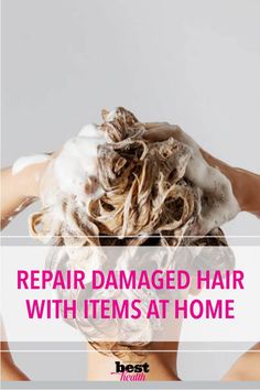 Damaged Hair Diy, Products For Damaged Hair, Hair Tricks, Damage Hair Care, Hair Regrowth Treatments, Home Remedies For Hair, Homemade Hair Products