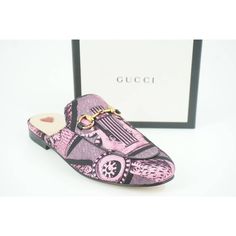 Gucci Princetown St Romain Satin Loafer Mule Size 36 Horse Bit Nib $795 Pink New In Box Condition Notes: Gucci Mule In Pink And Black Satin. 0.5" Flat Stacked Heel. Round Apron Toe. Leather Piping. Horsebit On Notched Vamp. Heart Motif On Insole. Leather Outsole. "Princetown" Is Made In Italy. Purchased From A Brand Authorized Retail Store's Display Floor Msrp: 795.00 Style Name: Princetown Color Name: Saint Romain Shoe Size: 6.0 Us 36.0 Eu 0.0 Uk Shoe Width: Medium (B, M) With Some Manufacturer Gucci Mule, Gucci Princetown, Retail Store Display, Heart Motif, Horse Bits, Loafer Mules, Womens Mules, Gucci Mules, Gucci Shoes