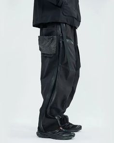 Level up your style with the "Kotsu" Techwear pants Size Guide (cm) Size Length Waist Thigh Leg Opening Hip Height S 97 78 - 112 78 34 - 62 128 165 - 170 M 98.5 82 - 116 80 35 - 63 132 170 - 175 L 100 86 - 120 82 36 - 64 136 175 - 180 XL 101.5 90 - 124 84 37 - 65 140 180 - 185 Size Guide (inches) Size Length Waist Thigh Leg Opening Hip Height S 38.19 30.71 - 44.09 30.71 13.39 - 24.41 50.39 64.96 - 66.93 M 38.78 32.28 - 45.67 31.50 13.78 - 24.80 51.97 66.93 - 68.90 L 39.37 33.86 - 47.24 32.28 14. Urban Wide-leg Pants With Pockets, Nylon Techwear Cargo Pants With Belt Loops, Baggy Utility Bottoms For Winter, Techwear Parachute Cargo Pants, Techwear Parachute Pants With Cargo Style, Techwear Parachute Pants With Cargo Pockets, Techwear Parachute Trousers With Cargo Pockets, Techwear Wide Leg Cargo Pants With Multiple Pockets, Streetwear Wide-leg Pants With Hip Pockets