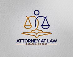 the logo for an law firm