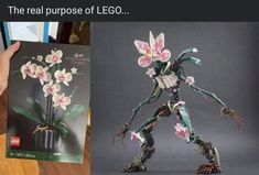 the real purpose of lego is to make it look like an alien or flower vase