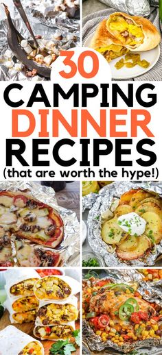 camping dinner recipes that are worth the hype