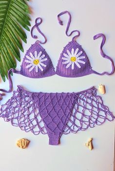 Top Hilo, Diy Swimsuit, Rave Hair, Crochet Tutorial Pattern, Mode Crochet, Crochet Clothing And Accessories