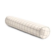 a white and black checkered tube on a white background with the end rolled up