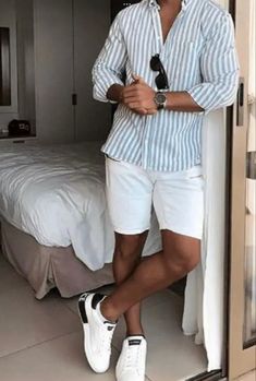 Men’s Summer Casual Styles 2024: Chic Outfits & Essential Fashion Tips for Every Occasion - GentsOsprey Men's Casual Style Summer, Summer Look Men Outfit Ideas, Men Summer 2023 Outfit, Summer Outfits For Men 2023, Summer In Italy Outfits Men, Men Stylish Dress Summer, Men Looks Summer, Mens Outfits 2023 Summer, Summer Outfits Men College