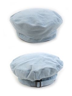 Editor's notesIt is a modern hat that features beret design, denim fabric, and adjustable circumference with belt. It is a comfy and stylish hat made of 100% cotton fabric.- Beret hat- Denim fabric- Adjustable circumference with belt- 100% cottonMeasurements(in.)One Size- Height: 3.5 in.- Circumference: 22.4-24.4 in.Composition & Care- 100% Cotton- Wash separately- Hand wash recommended- Avoid tumble dryDesigner- by UNIVERSAL CHEMISTRY Spring Denim Flat Cap, Casual Cotton Beret For Spring, Casual Visor Beret For Spring, Spring Casual Flat Cap Beret, Casual Adjustable Beret With Short Brim, Casual Spring Beret Flat Cap, Casual Spring Beret One Size Fits Most, Spring Visor Beret With Adjustable Fit, Adjustable Curved Brim Beret For Spring