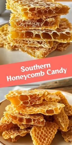 homemade honeycomb candy recipe is so easy to make