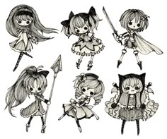 Madoka Magica Outfit Ideas, Madoka Magica Sketch, Madoka Magica Tattoo Ideas, Madoka Reference, Madoka Magica Tattoo, Madoka Manga, Madoka Magica Art, Madoka Magica Manga, Madoka Witch