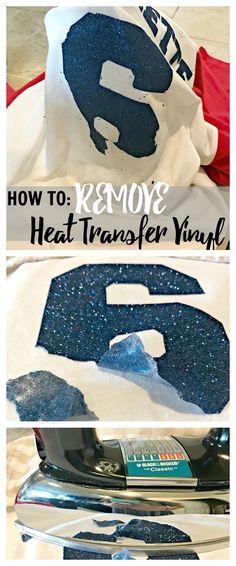 how to remove heat transfer vinyl