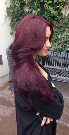 Plum Berry Hair, Dark Berry Hair, Berry Red Hair Color, Berry Purple Hair, Berry Hair, Going Dark, Hair Goal