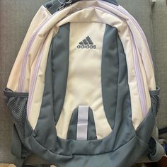 Brand New Adidas Backpack Never Worn With Tag Adidas Bag Backpacks, Adidas Bag, Soccer Bag, Mesh Backpack, Adidas Backpack, Adidas Bags, Adidas Purple, Adidas Classic, Grey Backpacks