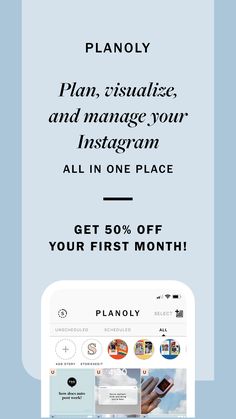 the landing page for an instagram