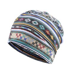 Season:Winter,Autumn / Fall; Fabric:Cotton Blend; Gender:Women's,Men's; Hats Category:Beanie Hat; Age Group:Adults'; Function:Windproof,Warm,Comfortable,Breathable,Soft; Pattern:Bohemian Style; Listing Date:02/25/2023 Floral Beanie, Hiking Hat, Wedding Apparel, Chemo Caps, Jointed Dolls, Slouchy Beanie, Dolls Clothes, Winter Blues, Winter Accessories