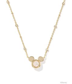 From Disney / Kendra Scott&#x2C; this necklace features:Experience the feeling of everyday magic with the Disney Kendra Scott Gold Mickey Mouse Short Pendant Necklace. A signature KS pendant topped with Disney Mickey Mouse ears gets an extra dose of dazzle with a crystal-studded satellite chain. Timeless&#x2C; iconic&#x2C; and full of joy&#x2C; this precious pendant will sprinkle a bit of extraordinary into your everyday looksShort pendant necklace14k Gold Mickey Mouse, Mouse Necklace, Mickey Mouse Necklace, Short Pendant Necklace, Mickey Mouse Shorts, Everyday Magic, Mickey Mouse Ears, Disney Land, Accessories Jewelry Necklace