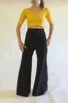 Trendy Wide Leg Flares For Night Out, Chic High-waisted Flares For Spring, Chic High-waisted Spring Flares, Chic Stretch Wide Leg Pants Full Length, Loose Fit Wide Leg Dress Pants, Chic High-waisted Flares For Summer, Chic Stretch Wide Leg Culottes, Versatile High-waisted Pants For Party, Spring High Waist Wide Leg Pants With Wide Waistband