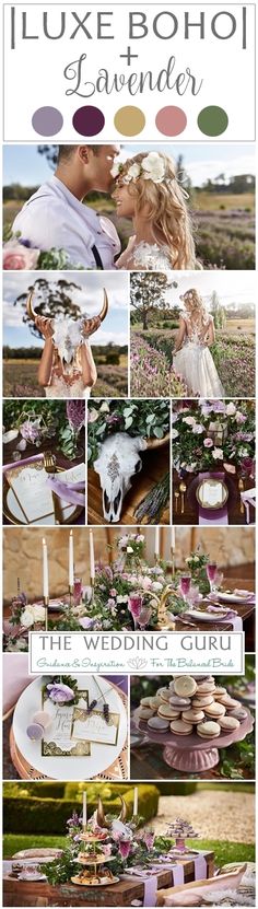 a collage of photos with flowers, candles and other things in it that are all over the place