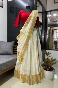 Check out this item in my Etsy shop https://www.etsy.com/uk/listing/1244975763/traditional-kerala-kasavu-dhavani-with Onam Leheng, Kerala Half Saree Onam, Kerala Kasavu Half Saree, Kerala Saree Dhavani Set, Set Half Saree Kerala, Kerala Dhavani Set, Half Saree Kerala Style, Onam Half Saree