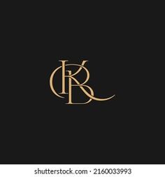 the letter r is inscribed in gold on a black background with a monograme