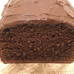 a piece of chocolate cake sitting on top of a table