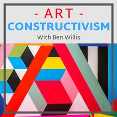 an art book cover with colorful geometric shapes