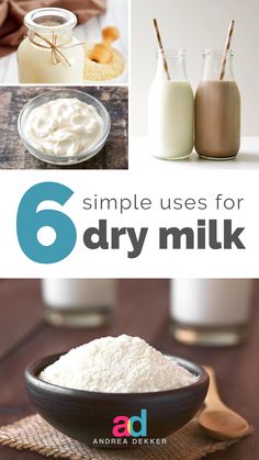 six simple uses for dry milk