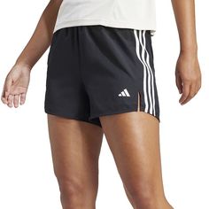 Whether you're working out or running errands, you'll love the look of these women's adidas 3-stripes high-rise training shorts. Click on this WOMEN'S GUIDE to find the perfect fit and more! TECHNOLOGIES & FEATURES AEROREADY technology absorbs moisture to keep you dry Side slits for mobility Plain weave construction Breathable No pockets Made with a series of recycled materials, and at least 70% recycled content, this product represents just one of adidas' solutions to help end plastic waste.FIT Adidas Sporty Activewear With Built-in Shorts, Sporty Three Stripes Shorts, Adidas Athleisure Shorts With Three Stripes, Athleisure Athletic Shorts With Three Stripes, Adidas Sportswear Shorts With Three Stripes, Sporty Shorts With Three Stripes, Adidas Sports Bottoms With Three Stripes, Adidas Athleisure Athletic Fit Bottoms, Adidas Sportswear Athletic Shorts With Three Stripes