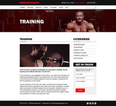 the bodybuilding website homepage is displayed