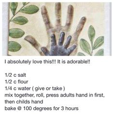 an image of someones hand painted on the wall with words above it that read, i absolutely love this it is adorable