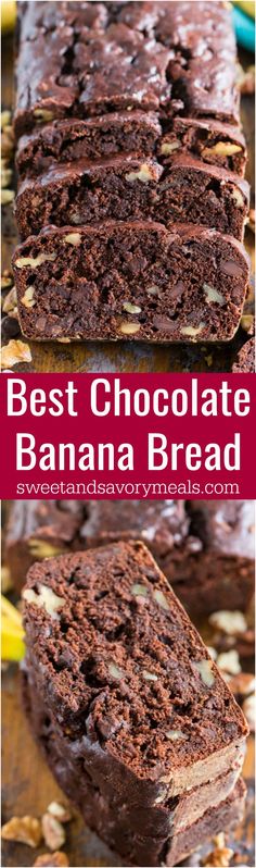 the best chocolate banana bread recipe