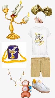 Beauty and the Beast Lumiere inspired outfit #disneybound #lumiere #beautyandthebeast #disneyparks #beourguest