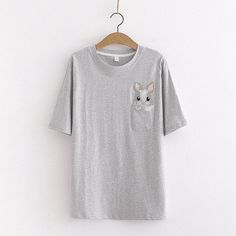 This Womens Cute Animal T-Shirt is made of a high-quality polyester-cotton blend, providing you with comfort and breathability. The unique design features a cute animal that adds a subtle, fun touch to any outfit. Perfect for everyday wear. Designed by 4COLORDRESS