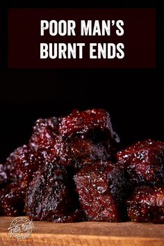 Poor Man's Burnt Ends Recipe Burnt Ends Recipe, Savory Treats, The Bank